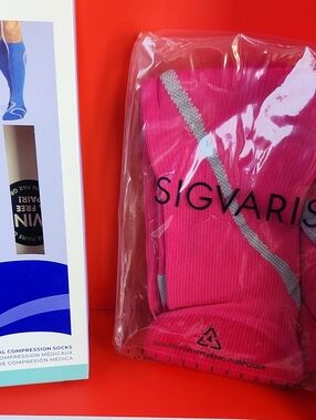 womens Compression Socks - Pink